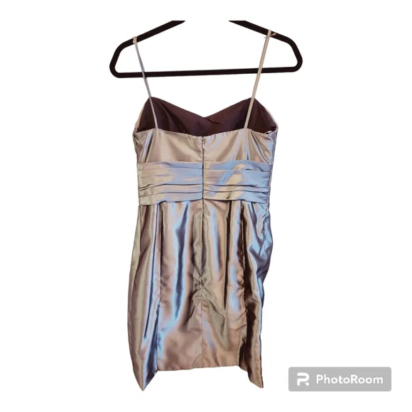 Beautiful Cocktail Spaghetti Straps Midi Dress - Picture 6 of 13